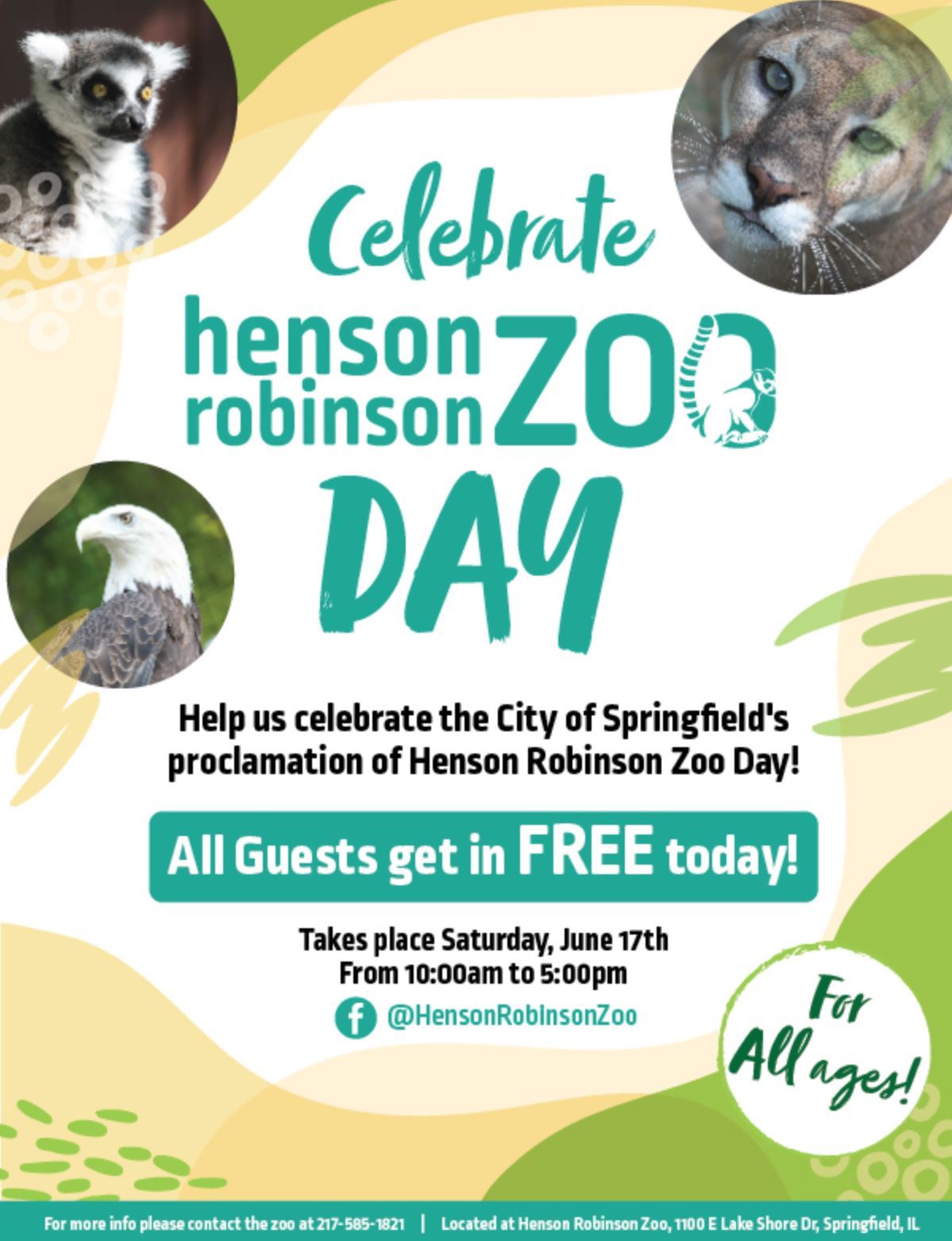 Henson Robinson Zoo Day! Springfield Park District