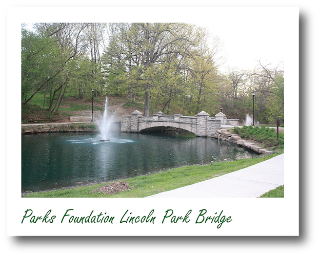 Parks Foundation Bridge at Lincoln Park.